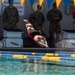 U.S. Marines with Wounded Warrior Regiment compete in the Marine Corps Trials swimming competition