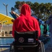 U.S. Marines with Wounded Warrior Regiment compete in the Marine Corps Trials swimming competition