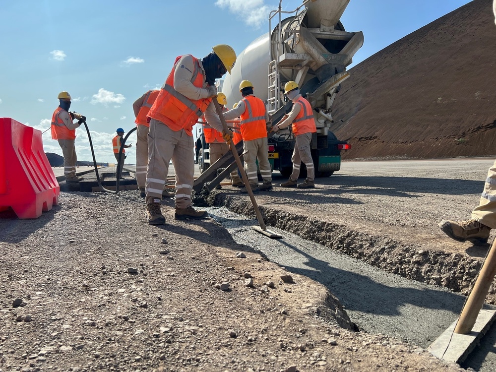 Ascension Island construction