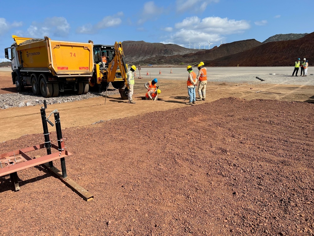 Ascension Island construction