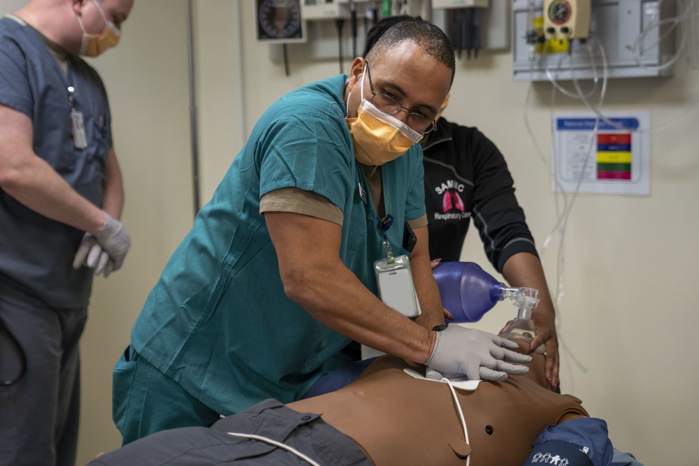 Keesler simulation lab hosts CPR practice