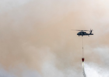 Florida National Guard helicopters attack wildfires