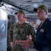 2nd Fleet Commander visits USS Arlington