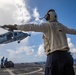 USS Milwaukee Conducts A Vertical Replenishment