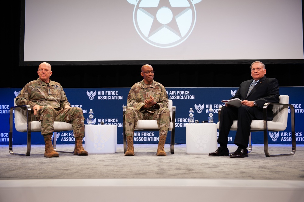 CSO and CSAF fireside chat at AFA AWS