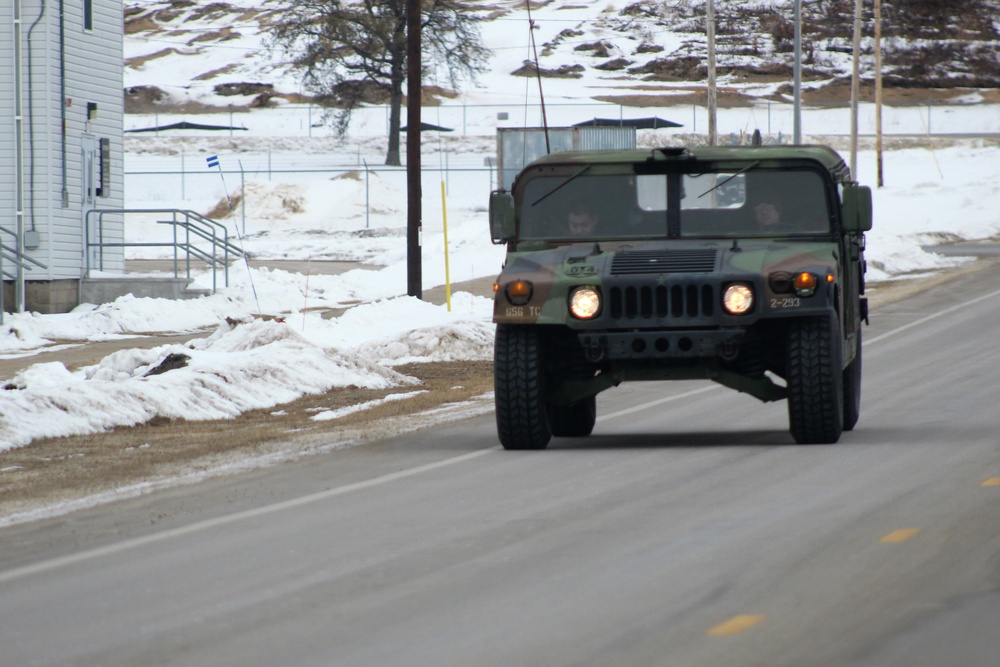 February 2022 training operations at Fort McCoy