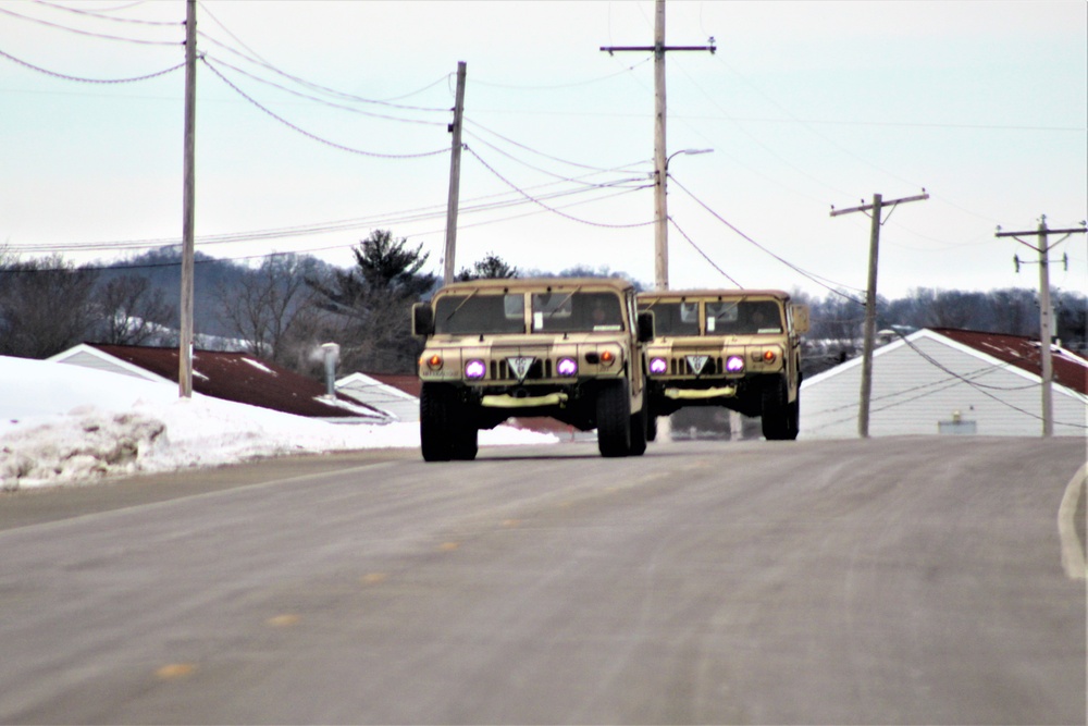 February 2022 training operations at Fort McCoy