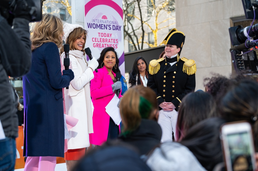 USS Constitution Commanding Officer appears on Today Show