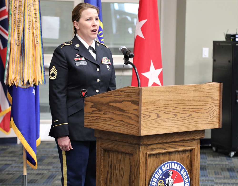 2022 Georgia Department of Defense Women’s History Month Ceremony