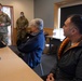 Joint Task Force Commander-Nome Lt. Col. Eric Marcellus briefs distinguished visitors on Arctic Eagle-Patriot 2022