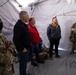 Distinguished visitors receive a brief in mobile medical tent capabilities during Arctic Eagle-Patriot 2022