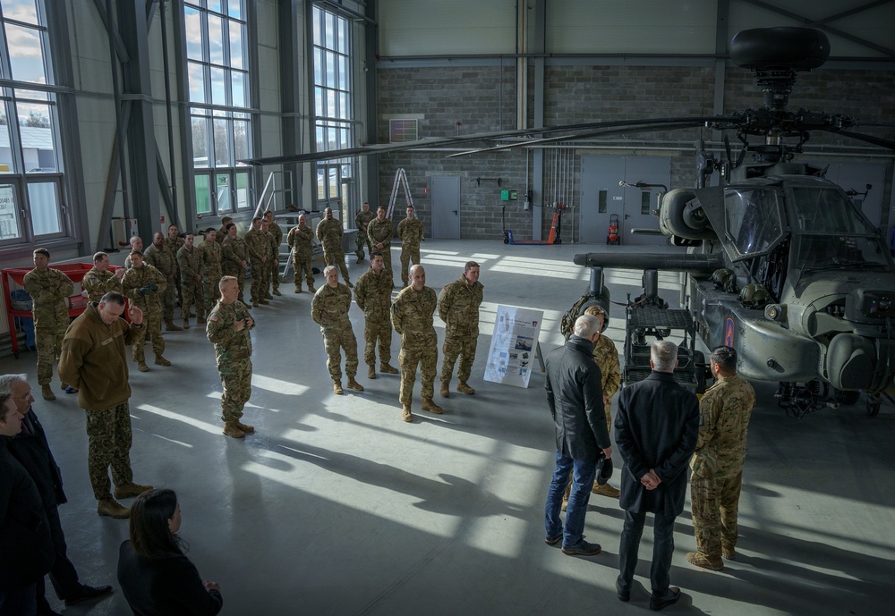 Latvian leadership visits U.S. Soldiers at Lielvārde Air Base