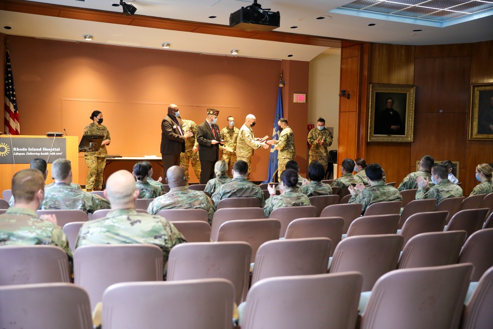 Military Medical Team Receives Awards in Last Days at Rhode Island Hospital