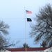 American Flag and Fort McCoy