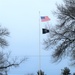 American Flag and Fort McCoy