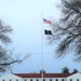 American Flag and Fort McCoy