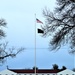 American Flag and Fort McCoy