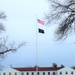 American Flag and Fort McCoy