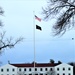 American Flag and Fort McCoy