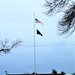 American Flag and Fort McCoy