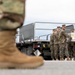 U.S. Marine Corps carry team practices a dignified transfer movement