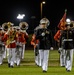 Marines with the Battle Color Detachment perform for Kofa High School