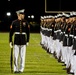 Marines with the Battle Color Detachment perform for Kofa High School