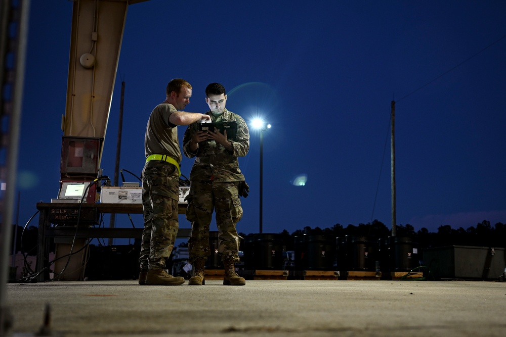 Night Weasels: munitions flight Night Weasels: munitions flight