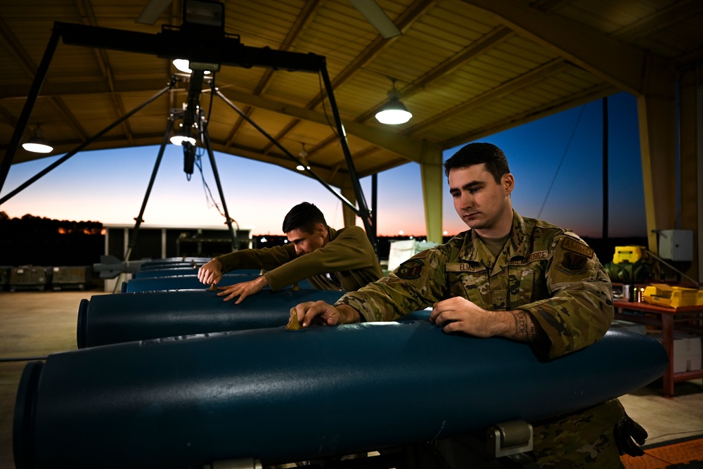Night Weasels: munitions flight