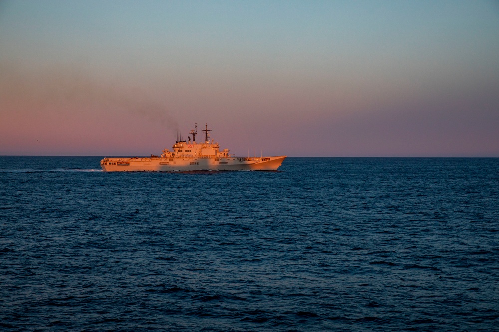 Steaming with ITS Garibaldi