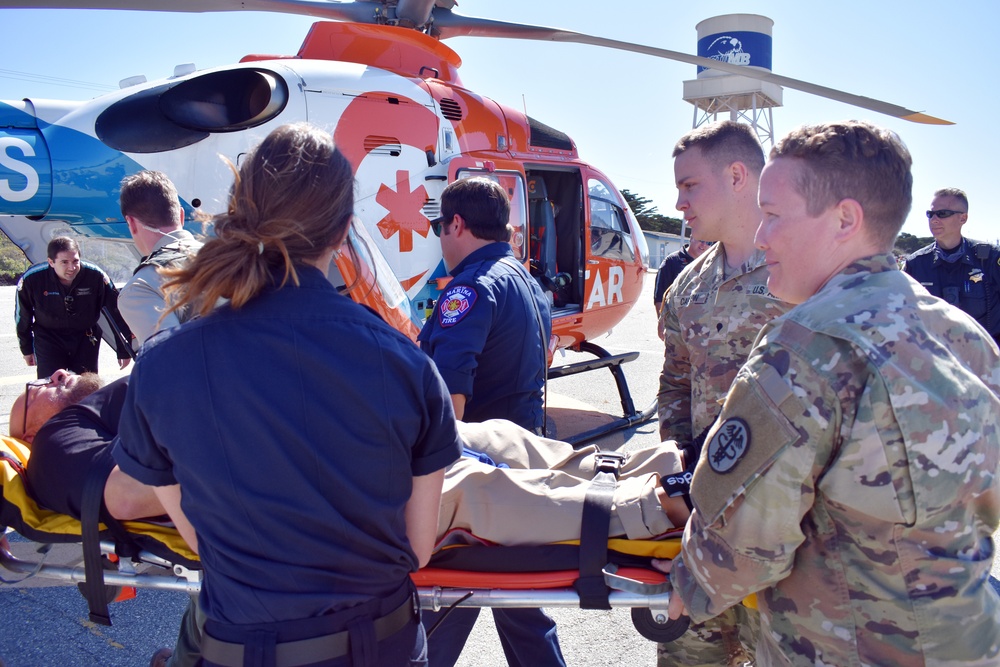 California Medical Detachment medics train with local agencies