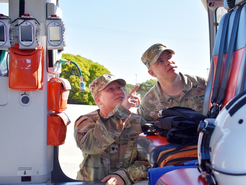 California Medical Detachment medics train with local agencies