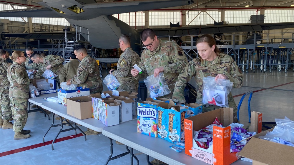 129th Rescue Wing provide care package to Ukraine