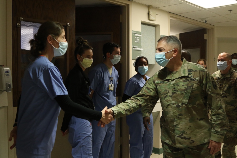 JTF-CS Commander visits University of Rochester Medical Center