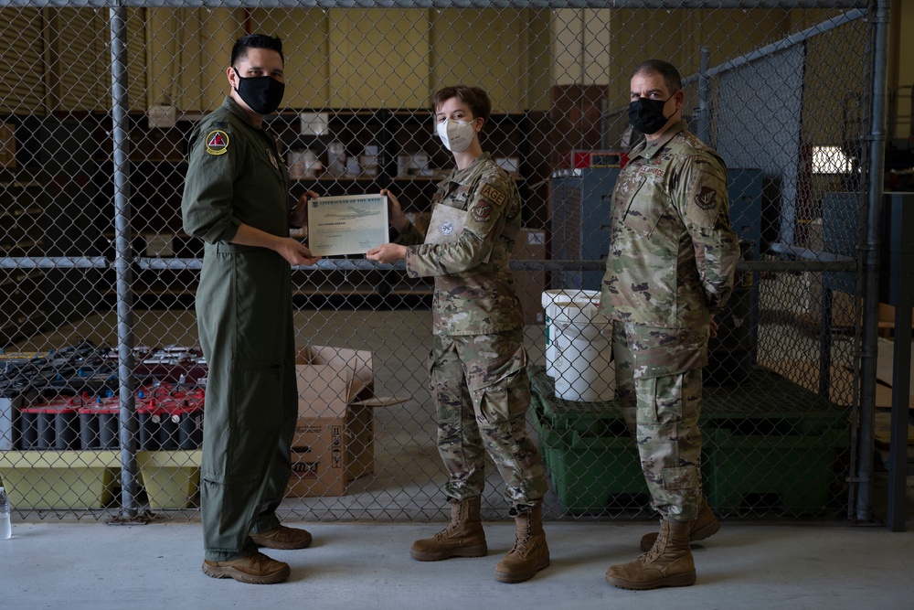 Linebacker of the Week: A1C Vanessa Kernan