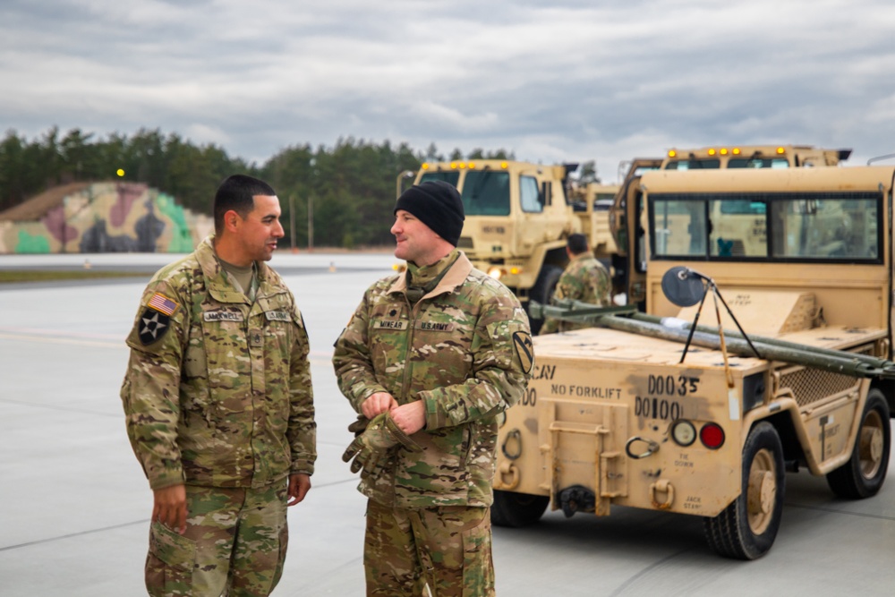 DVIDS - Images - 1st Air Cavalry Brigade arrives in Poland [Image 6 of 28]