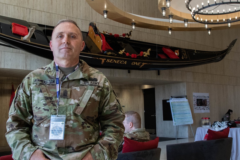 Task Force 46 CSM stands at Cyber Impact 22