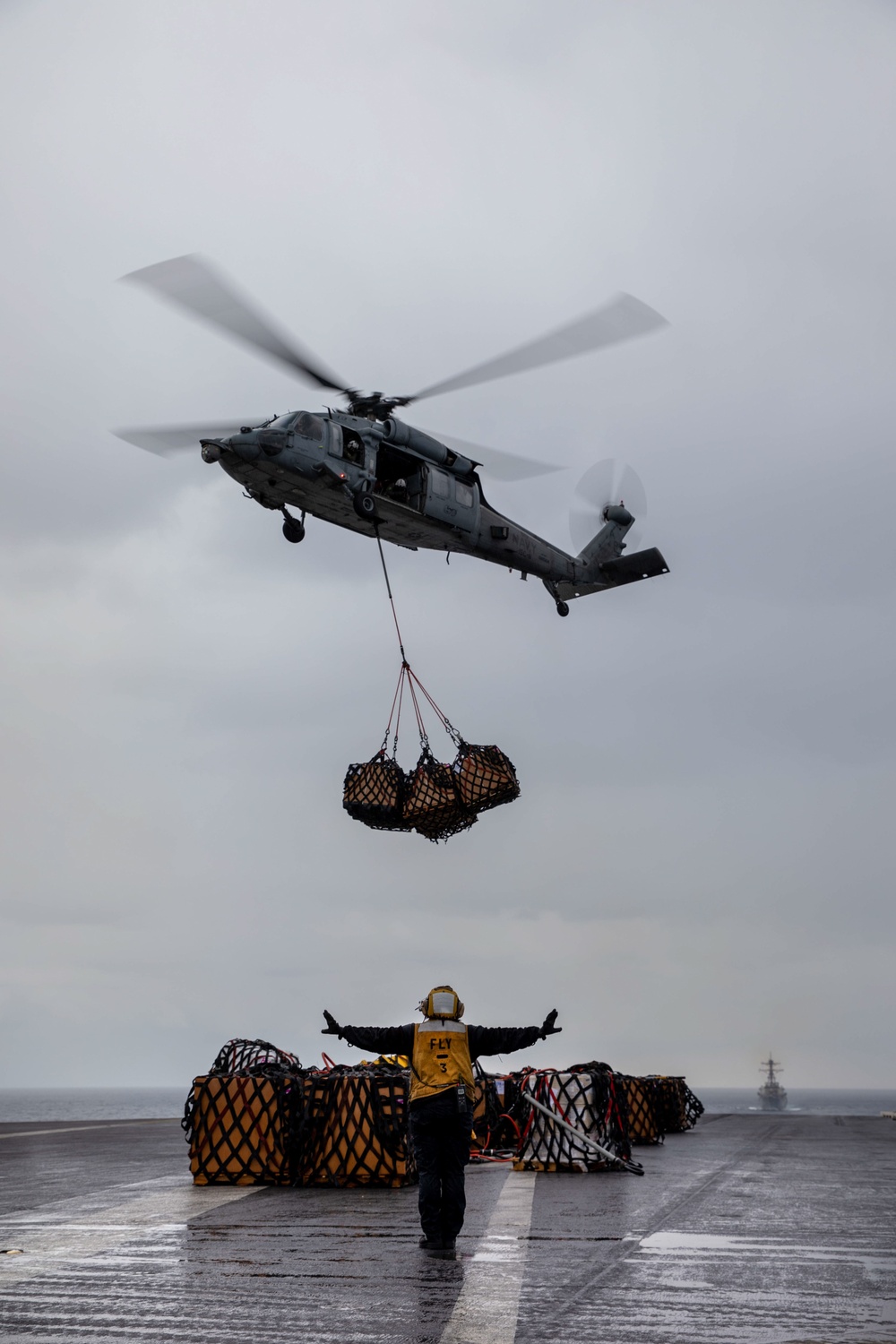 The Harry S. Truman Carrier Strike Group is on a scheduled deployment in the U.S. Sixth Fleet area of operations in support of naval operations to maintain maritime stability and security.