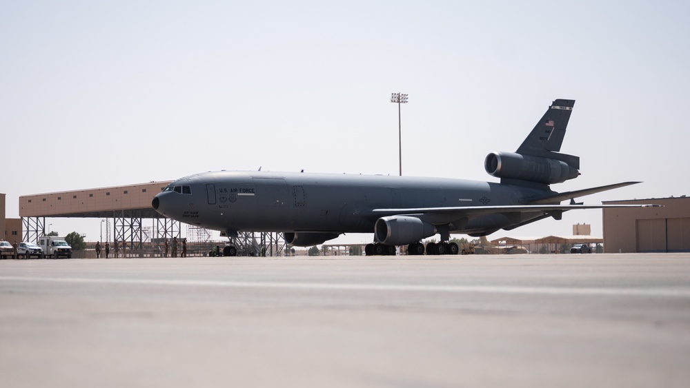 New KC-10 asset completes first combat mission at PSAB