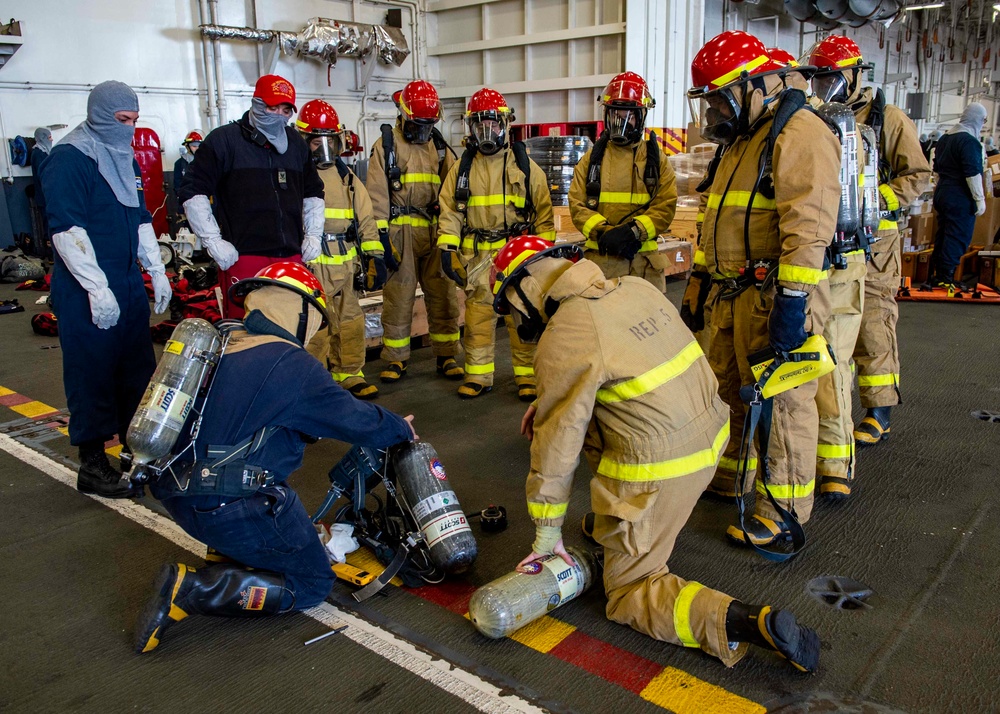 Sailors Prepare For General Quarters