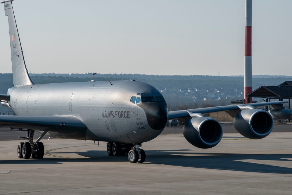 KC-135 Stratotankers arrive for European Theater support