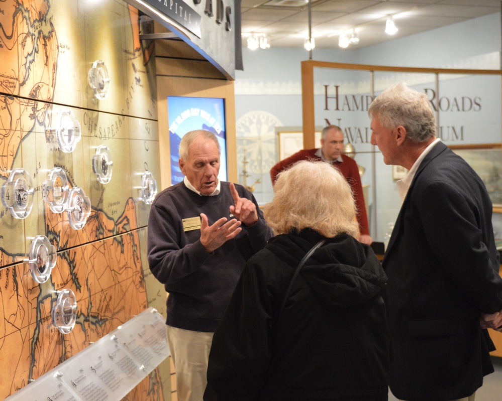 Naval Museum Volunteer in Action