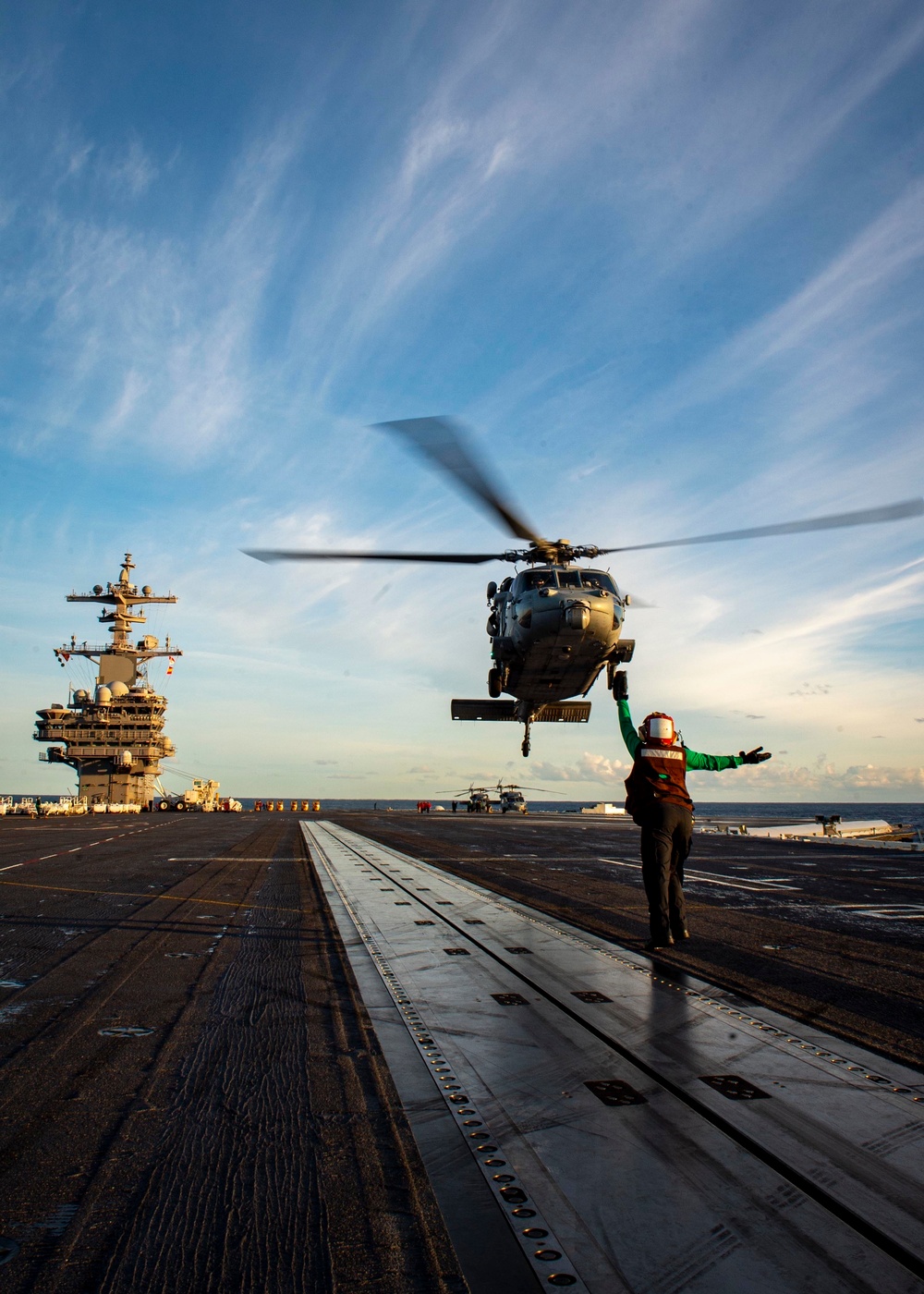 USS George H.W. Bush Receives Ammunition