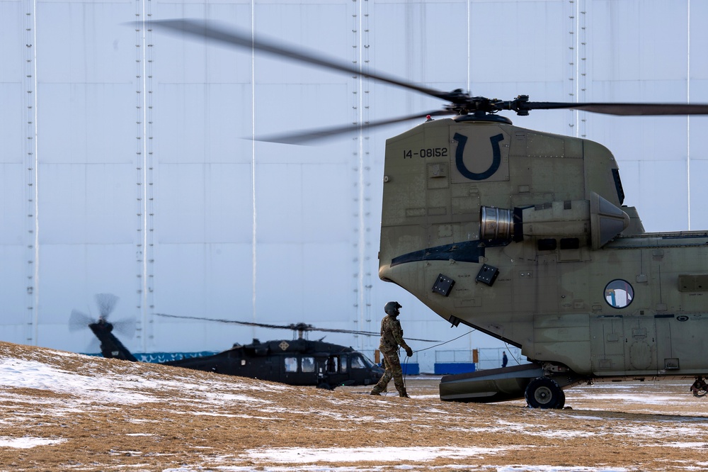 CH-47 and UH-60 U.S. Air Force Academy Visit