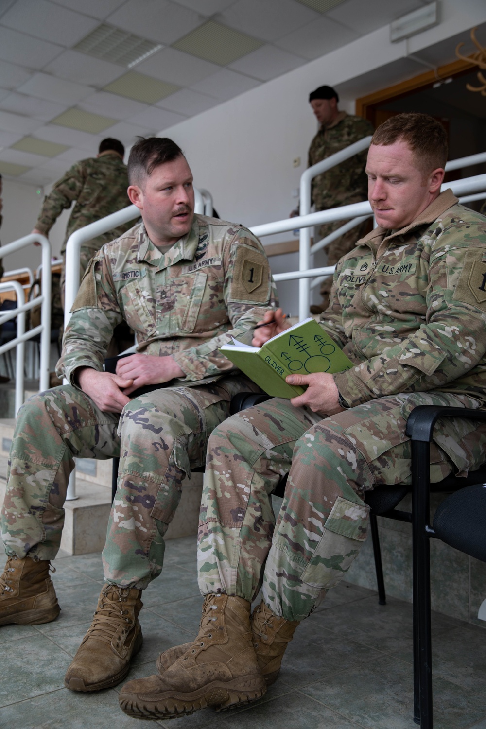 Meeting Between U.S. and Czech Soldiers