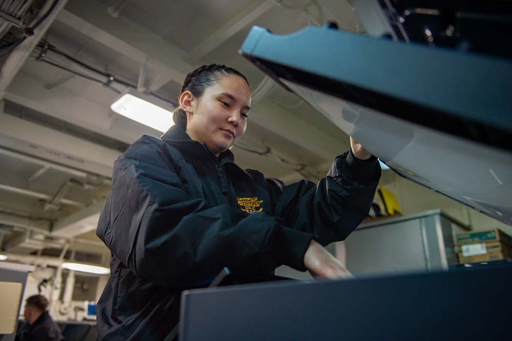 The Harry S. Truman Carrier Strike Group is on a scheduled deployment in the U.S. Sixth Fleet area of operations in support of naval operations to maintain maritime stability and security.