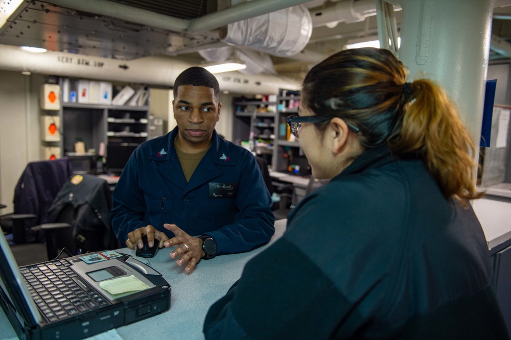 The Harry S. Truman Carrier Strike Group is on a scheduled deployment in the U.S. Sixth Fleet area of operations in support of naval operations to maintain maritime stability and security.