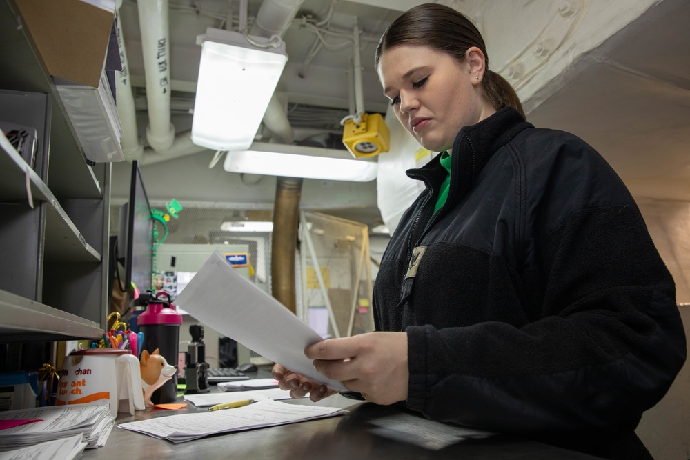 The Harry S. Truman Carrier Strike Group is on a scheduled deployment in the U.S. Sixth Fleet area of operations in support of naval operations to maintain maritime stability and security.