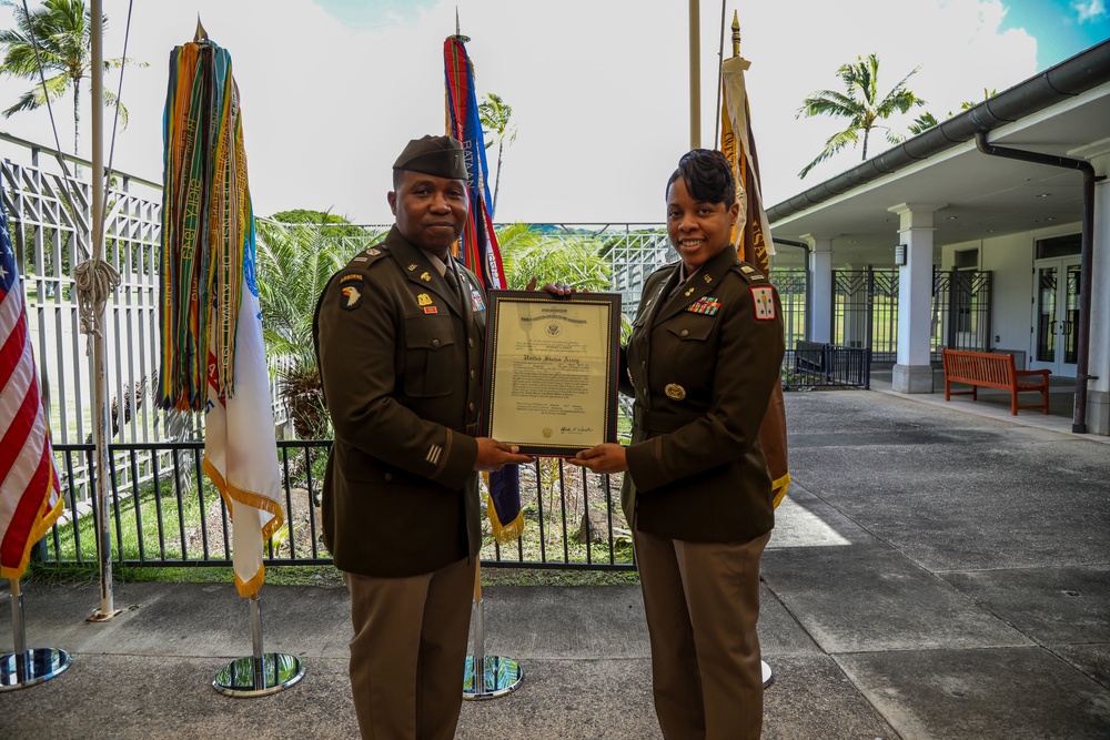 US Army’s first African American petroleum systems technician promoted to Chief Warrant Officer Five