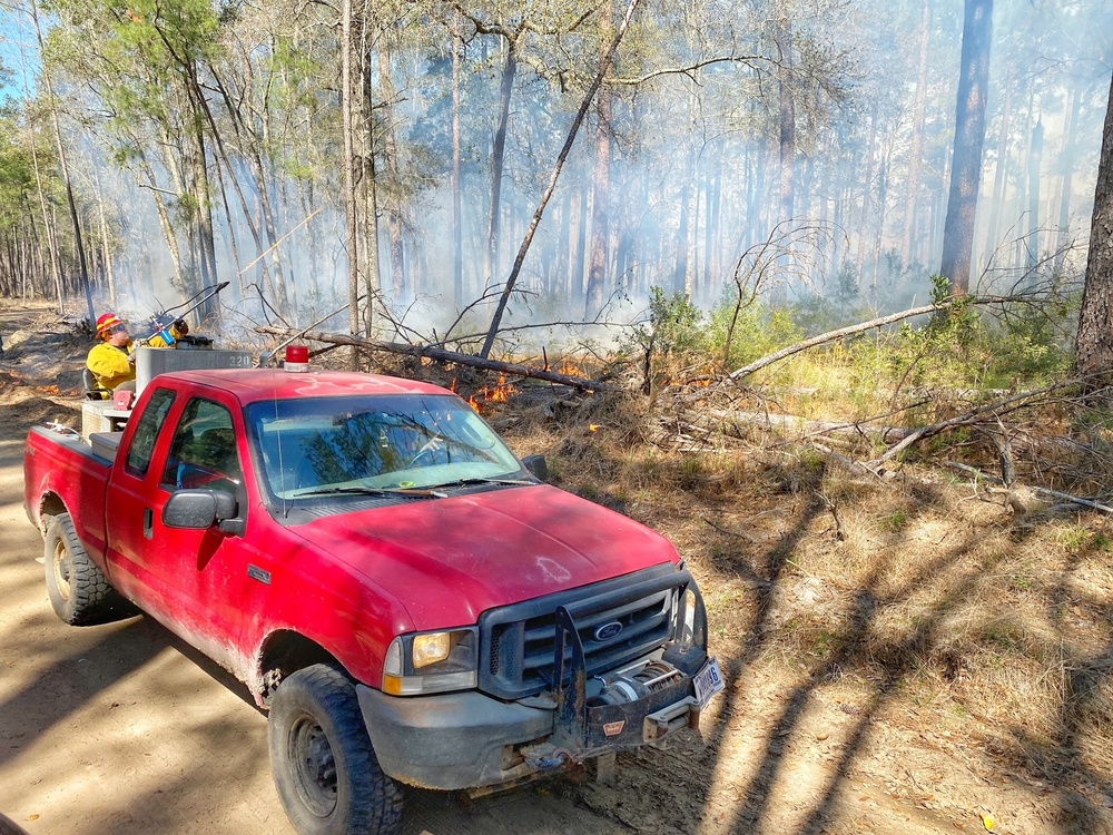 Wildland fire study showcases Fort Stewart's prescribed burn program, captures data